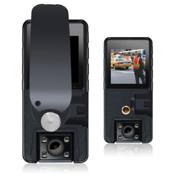 1,54 Дюймовый ЖК-экран 2500 мАч Аккумуляторная Батарея 14 Часов Непрерывной Видеозаписи Порт Type C Спортивный DV Автомобильный DV Маленькая Камера для Тела
