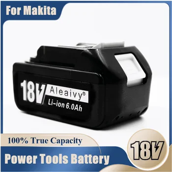 18V 6.0Ah Литий-ионная Аккумуляторная батарея для электроинструмента Makita 18V Батареи BL1840 BL1850 BL1830 BL1860B LXT для Зарядного устройства Makita