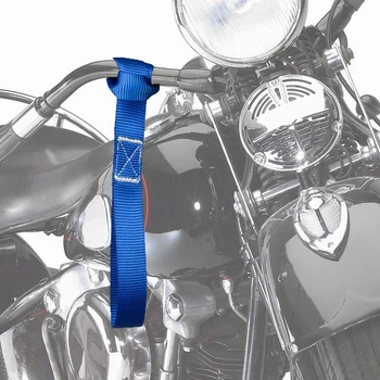 1ШТ Синий 30,5x2,5 см Мягкая петля для Завязывания Ремней с храповым механизмом буксировки грузового квадроцикла UTV мотоцикл 600 фунтов