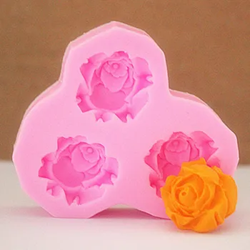 2,6 см цветок F0041 Форма для Помадки Силиконовый Сахар мини-форма Для Изготовления Поделок DIY Украшение Торта
