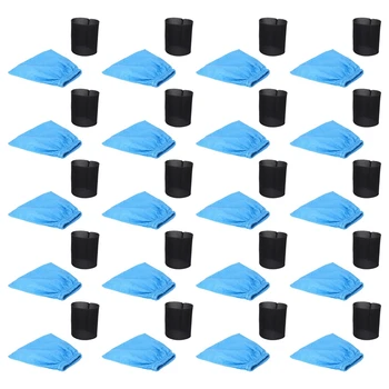 20X Текстильные фильтровальные мешки для влажной и сухой пены Фильтр для пылесоса Karcher MV1 WD1 WD2 WD3 Фильтр-мешок пылесоса
