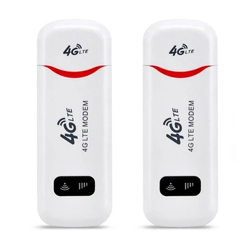 2X 4G LTE Маршрутизатор Беспроводной USB-ключ Мобильного Широкополосного доступа 150 Мбит/с, Модемная Палка, SIM-карта, USB-Адаптер, Беспроводная Сетевая карта