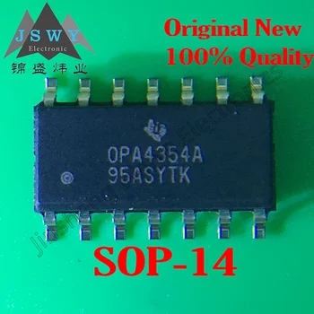 5ШТ OPA4354AIDR OPA4354A SOP14 SMD чип усилителя 100% абсолютно новый Оригинальный в наличии Бесплатная доставка