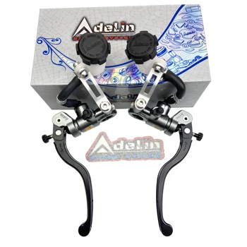 Adelin 14 мм 15 мм Главный Цилиндр Тормозной системы Сцепления Мотоцикла Ручка Гидравлического насоса Универсальный Для Honda R6 Gsxr600 Yamaha Kawasaki
