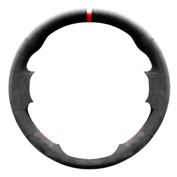 Alfanxi Ручная строчка, Италия, Алькантара, чехол для рулевого колеса автомобиля, совместимый с Toyota Fortuner/Lilux 2015-2021