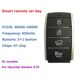CN020082 Оригинальный 4 Кнопки 433 МГц Smart Keyless Подлинный Пульт Дистанционного Управления Hyundai FCCID 95440-G9000 Genesis G70 47 Чип