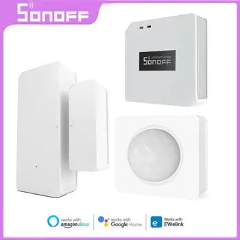 SONOFF RF Bridge R2 433 МГц DW2 Дверной Оконный Датчик Движения PIR3 Smart Scene Домашняя Безопасность Для eWeLink Google Home Alexa
