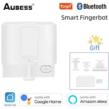 Tuya Bluetooth Fingerbot Plus, кнопка умного переключения, Умный дом, приложение Smart Life, дистанционное управление Работает с Alexa Google Home Alice