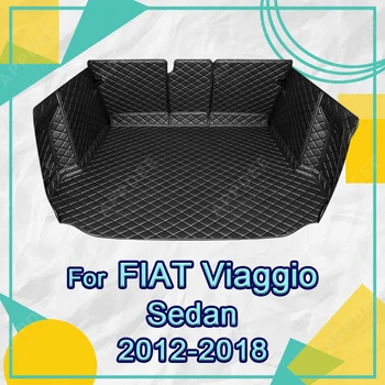 Автоматический коврик для багажника с полным покрытием для седана Fiat Viaggio 2012-2018 17 16 15 14 13, накладка для багажника Автомобиля, Аксессуары для защиты интерьера