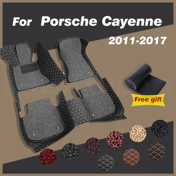 Автомобильные коврики для Porsche Cayenne 2011 2012 2013 2014 2015 2016 2017, автомобильные накладки для ног, ковры для интерьера на заказ