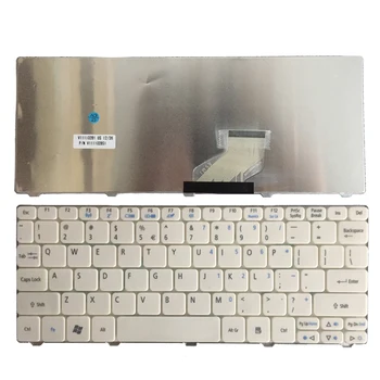 Американская клавиатура для Acer Aspire One 521 522 533 D255 D255E D257 D260 D270 AO521 532H AO532 NAV50 ZE6 ZH9 Белая Клавиатура Ноутбука