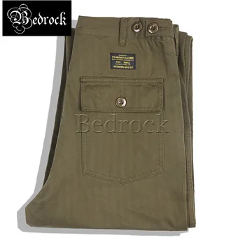 Американские винтажные военные брюки OG-107, рабочие брюки-карго в елочку, AMEKAJI, хаки, темно-синие, оливково-зеленые, прямые брюки