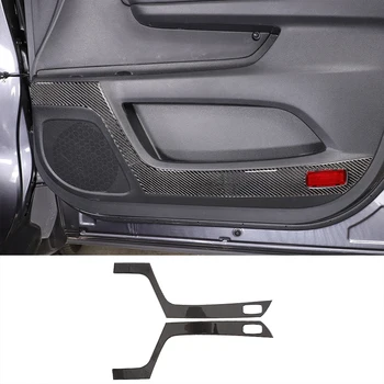 Для Honda Pilot 2015-2019, Наклейка для украшения передней двери автомобиля из мягкого углеродного волокна, Аксессуары для защиты интерьера автомобиля