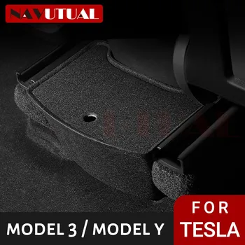 Для Tesla Model 3 Модель Y Задняя Центральная Консоль Органайзер Лоток Стекающийся Для Tesla Model3 Коробка для хранения модельный чехол Аксессуары
