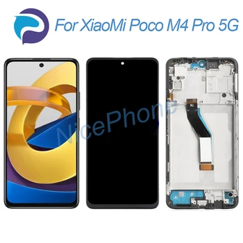 Для XiaoMi Poco M4 Pro 5G ЖК-экран + Сенсорный Дигитайзер Дисплей 2400*1080 21091116AG, MZB0BGVIN Poco M4 Pro 5G ЖК-дисплей