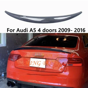 Заднее крыло из углеродного волокна в стиле HK для Audi A5 4 двери 2009-2016 Спойлер на крыло auto par (Не для S5 RS5)