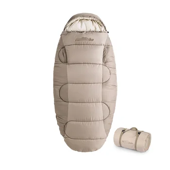 Зимний спальный мешок, Моющийся Блинами, Портативный Сверхлегкий Хлопковый Спальный мешок Для взрослых, Пригодный для носки в Кемпинге, Спальный мешок