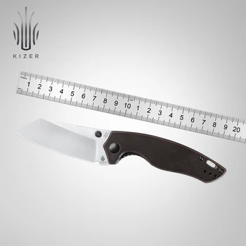 Карманный нож Kizer V4593C3 Towser K 2022 Новая Медная Ручка со Стальным Лезвием 154 см EDC Нож Инструменты Для Кемпинга На Открытом Воздухе