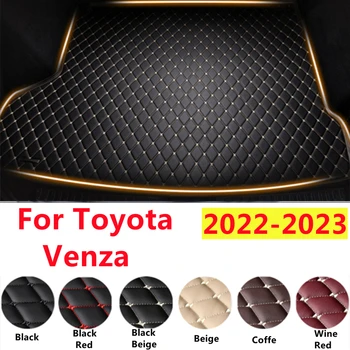 Кожаные Коврики для багажника автомобиля SJ XPE, изготовленные на заказ для Toyota Venza 2022 2023 года ВЫПУСКА, Всепогодные Водонепроницаемые Ковры для багажника Грузового лайнера