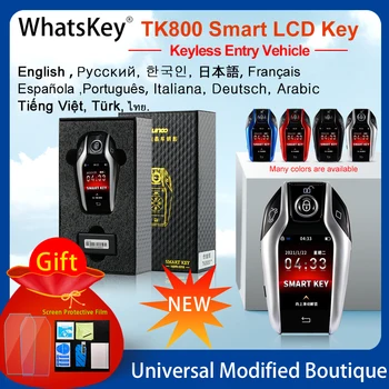 Корейский/Английский Умный Универсальный ключ LCD TK800 Для Toyota/Honda/Nissan/Mazda/Suzuki/BMW без ключа Дистанционного запуска Smart Key