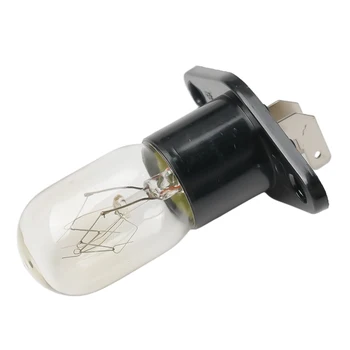 Лампочка для микроволновых печей, лампа 2A 250 В, лампочка и основание не разбираются, стекло, пластик, металл, отсутствие блеска, прочный Новый
