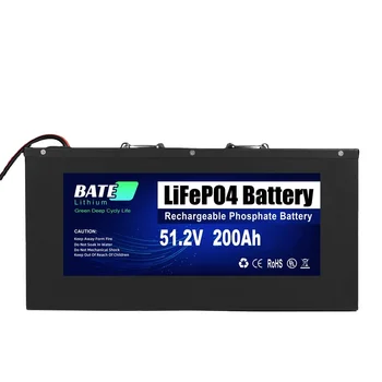 литиевая батарея мощностью 10 кВт Солнечный фотоэлектрический бытовой источник хранения энергии 48v200ah Lifepo4 Аккумулятор China Ce 200ah