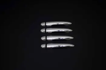 Накладки на дверные ручки Renault Laguna 2 (2003-2008) - Нержавеющая сталь - SD - (с цензурой)