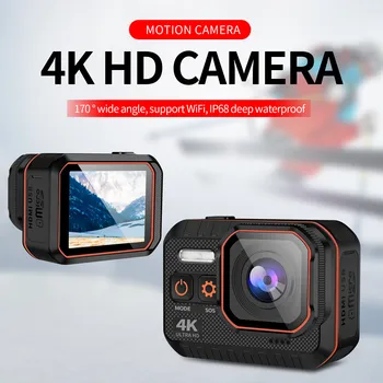 Новая Спортивная камера True 4K с голым металлом, Водонепроницаемая Камера высокой четкости Gopro, Спортивная камера DV, Спортивная камера