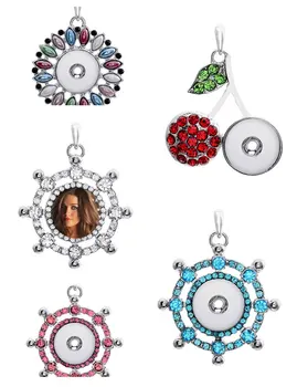 ожерелье сублимации красителя, подвеска для женщин, ожерелья с пуговицами, подвески, ювелирные изделия для горячей трансферной печати, включают ожерелье