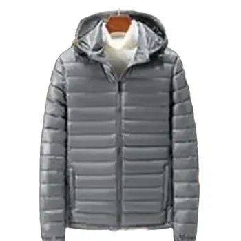 Осенне-зимняя мужская пуховая стеганая куртка, Свободное повседневное пальто большого размера среднего и пожилого возраста, Теплая короткая стеганая куртка с капюшоном