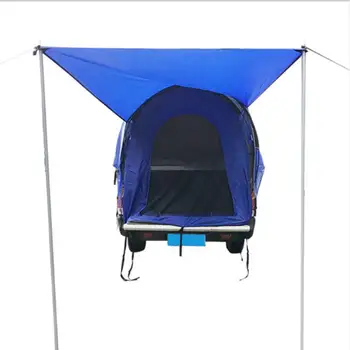 Палатка для грузовика для Кемпинга Двухслойная Водонепроницаемая Огнестойкая Палатка для пикапа Двухслойная PU2000 Короткая/Обычная Кровать Для 5