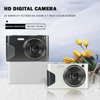Портативная цифровая камера 3000 Вт, Пиксельный 8-кратный цифровой зум, Смещение, Защита от встряхивания, Макросъемка, Портативная камера с 2,7-дюймовым цветным экраном HD Продается