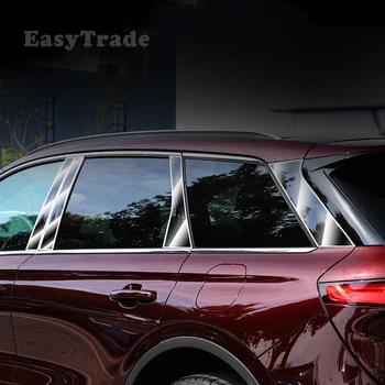 Прозрачная пленка из ТПУ для Lincoln CORSAIR 2020, Аксессуары, Отделка центральной стойки Бокового окна автомобиля, наклейка для украшения центральной панели