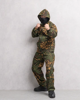 Русский халат, цифровой камуфляжный костюм российской армии, русский маленький зеленый мужской камуфляжный пиджак СС лето, брючный костюм СС ЛЕТО, костюм