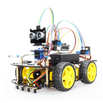 Стартовые наборы Smart Robot Car Для программирования Arduino Полная автоматизация Кодирования Электронного комплекта робота, Обучающие наборы для робототехники