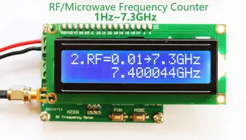 Счетчик микроволновой частоты 1 Гц - 7,3 ГГц, счетчик радиочастотного частотомера
