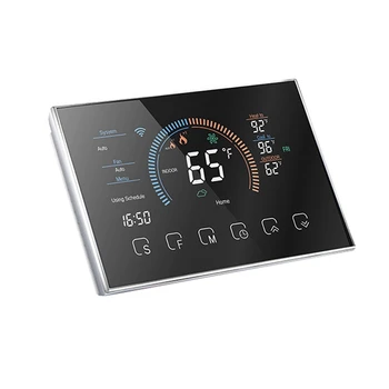 Умный термостат для дома, Wifi, цифровой термостат, энергосбережение, адаптер C-Wire в комплекте, установка своими руками