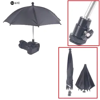 Черный 38 см/50 см Зонт для зеркальной камеры, зонт от Дождя, держатель для общей камеры, Зонт для фотографической камеры