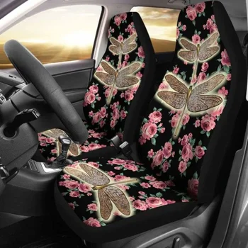Чехол для автомобильного сиденья Dragonfly 135711, комплект из 2 универсальных защитных чехлов для передних сидений