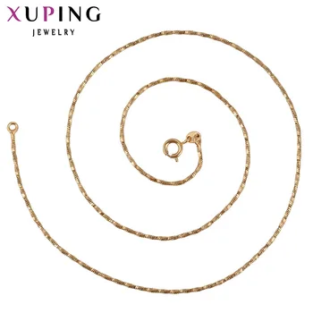 Ювелирные изделия Xuping Модное ожерелье с позолотой для женщин и Мужчин Цепочка Подарок 42532